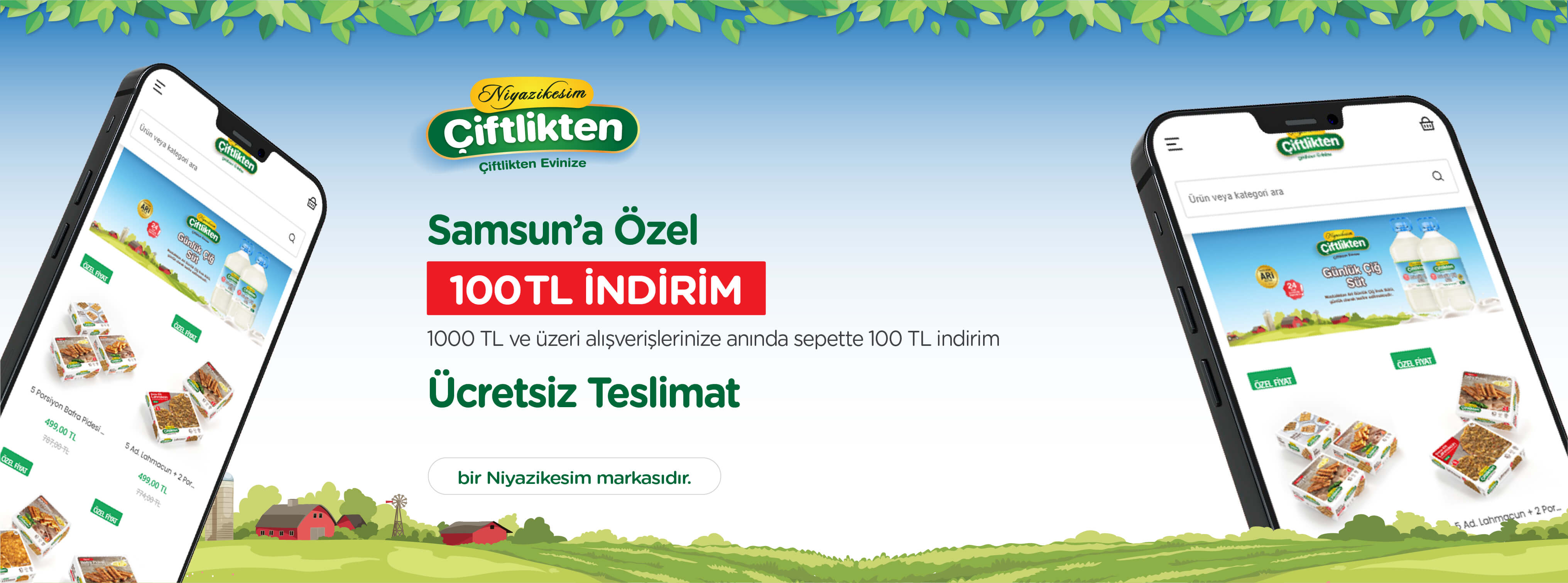 Sepette 100 TL İndirim